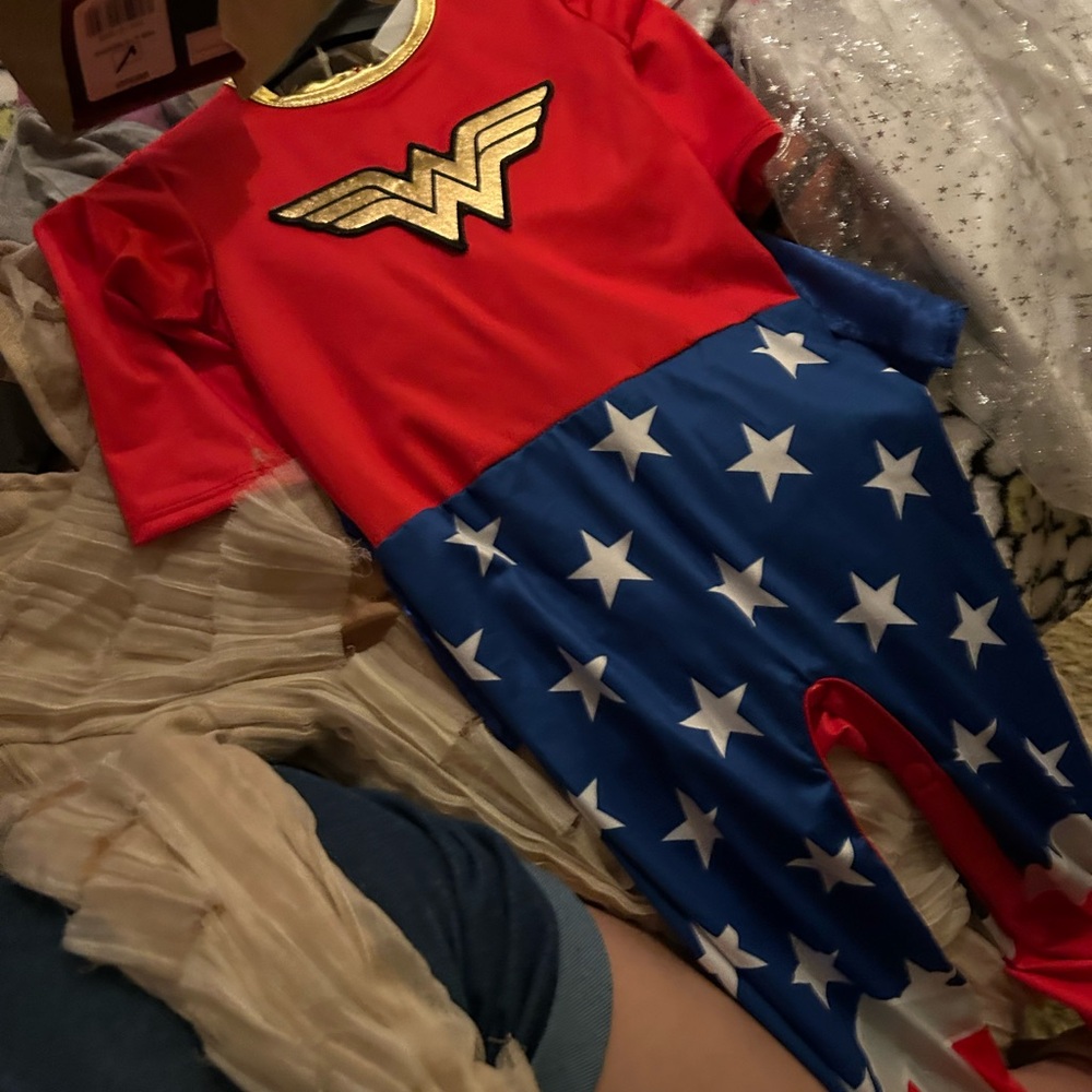 Wonder Woman Child Costume - Red and Blue